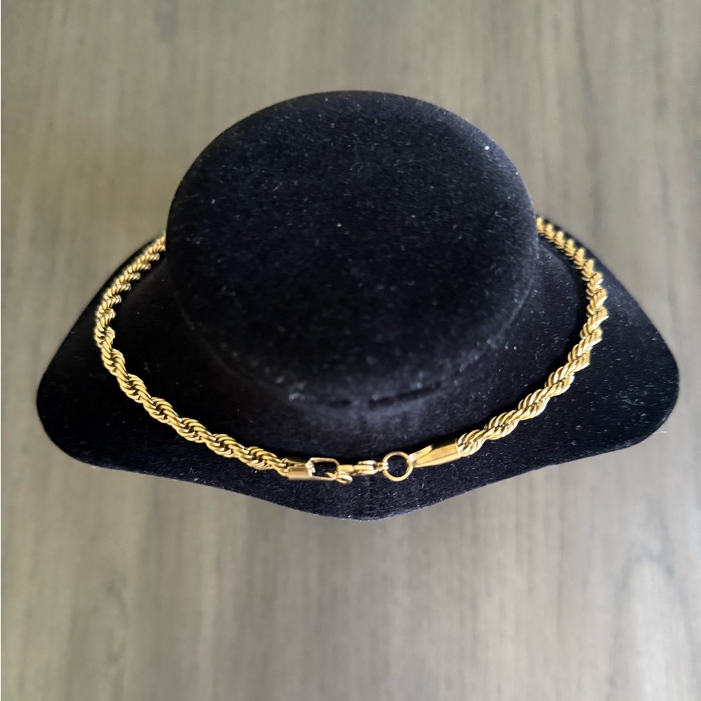 Gold Plated Rope Chain - Picture 4 of 7